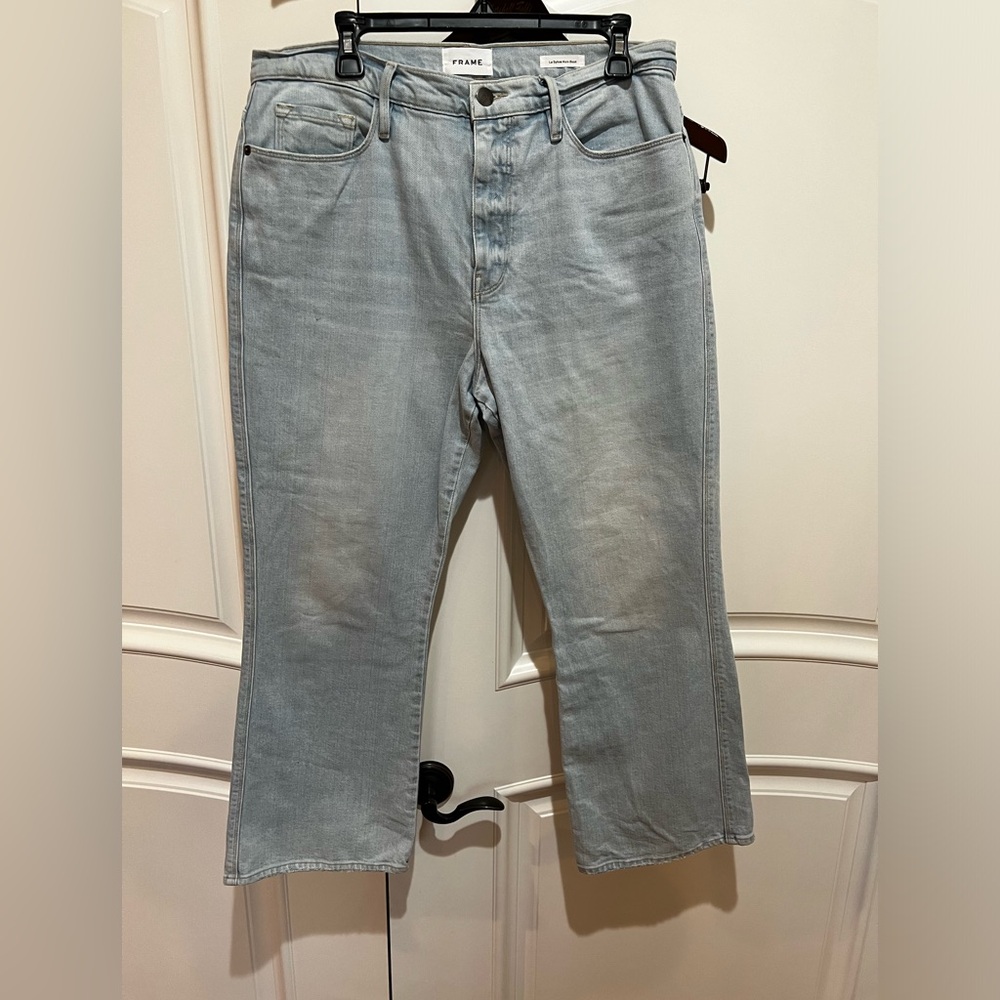Frame Le Sylvie Kick Boot Ankle Length Jeans Size 33